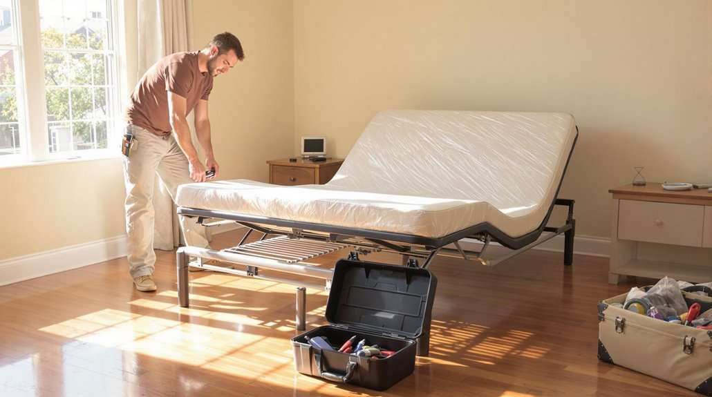 installing an adjustable bed